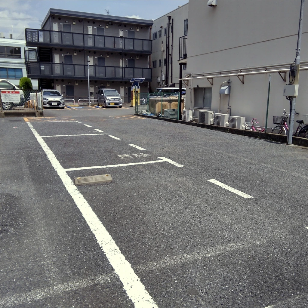 建て替え前のコインパーキング