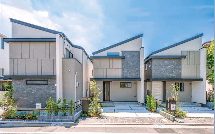 分譲住宅や住宅タウンの外観